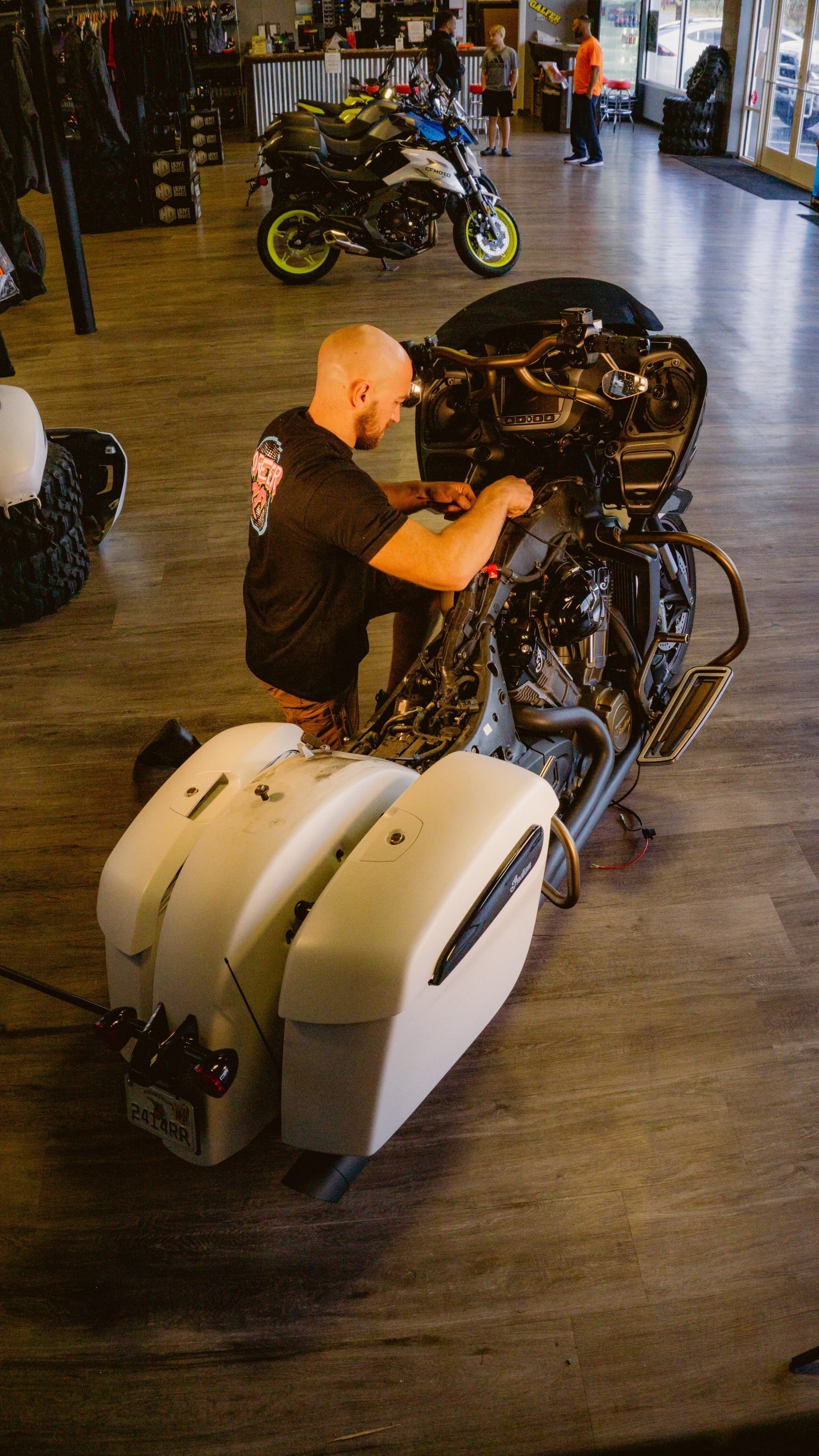 Indian Pursuit Dark Horse Audio Upgrades & Custom Sound Systems | Davidson Audio