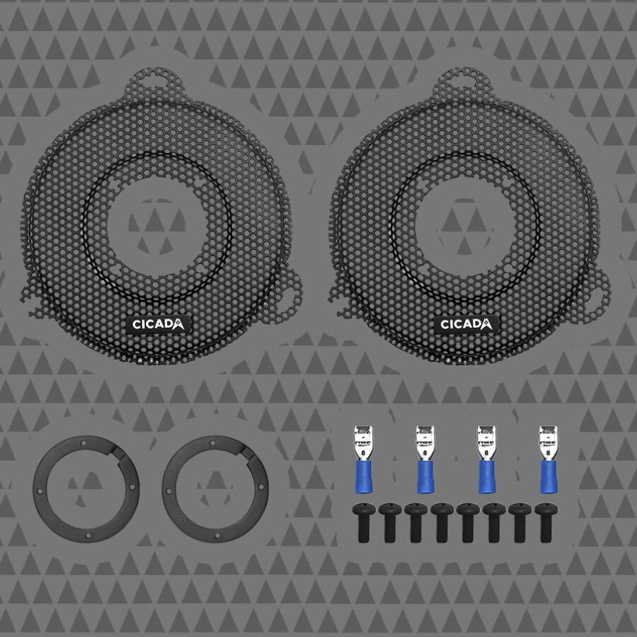 2014 + Harley Davidson Street Glide Grill W/Tweeter Cutout