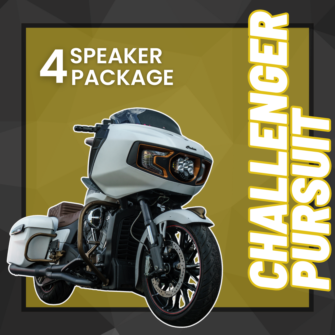 4 speaker Audio Package for Indian Challenger & Pursuit