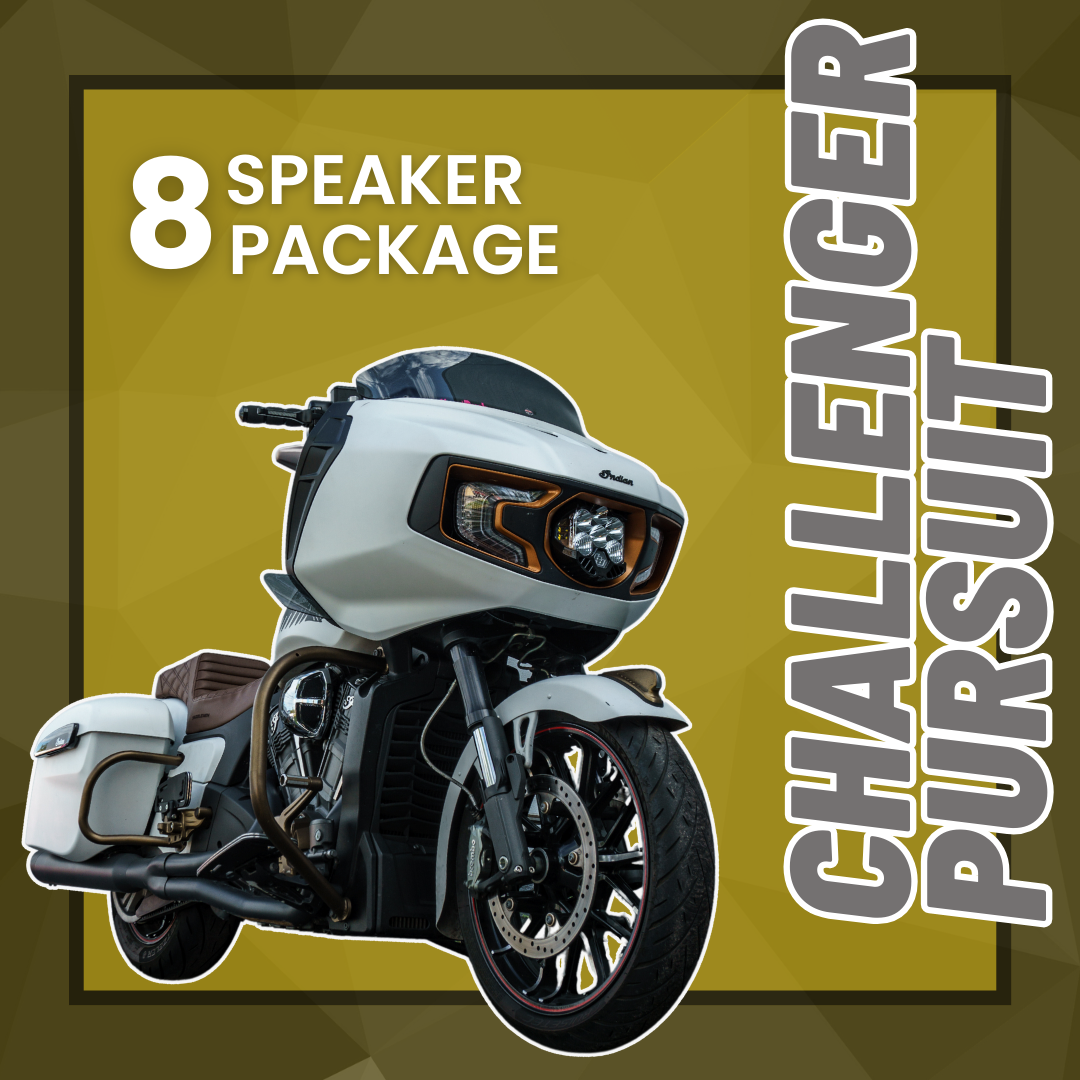 8 speaker Audio Package for Indian Challenger & Pursuit