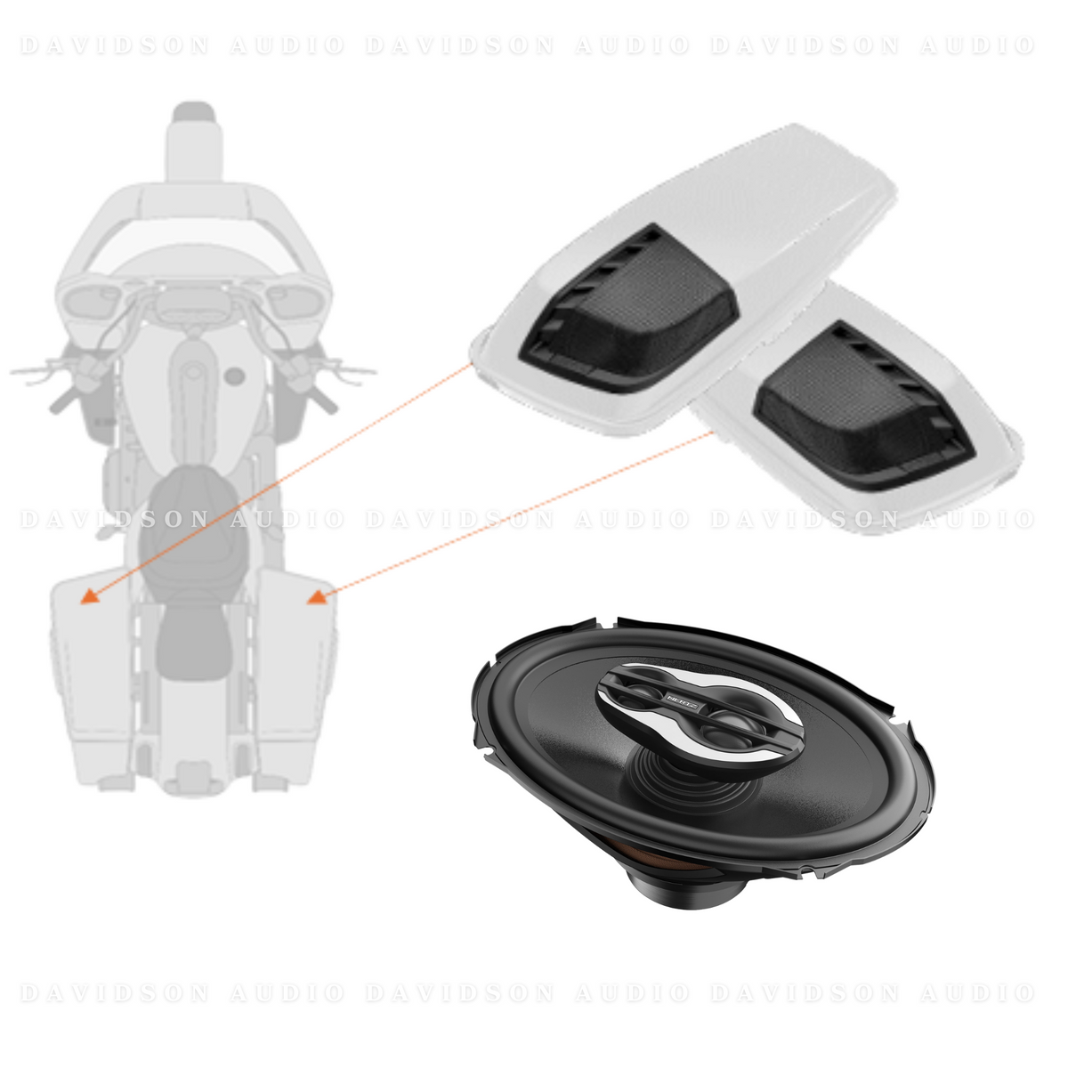 Hertz HD24H 6x9 Lid Kit &amp; Speaker Bundle