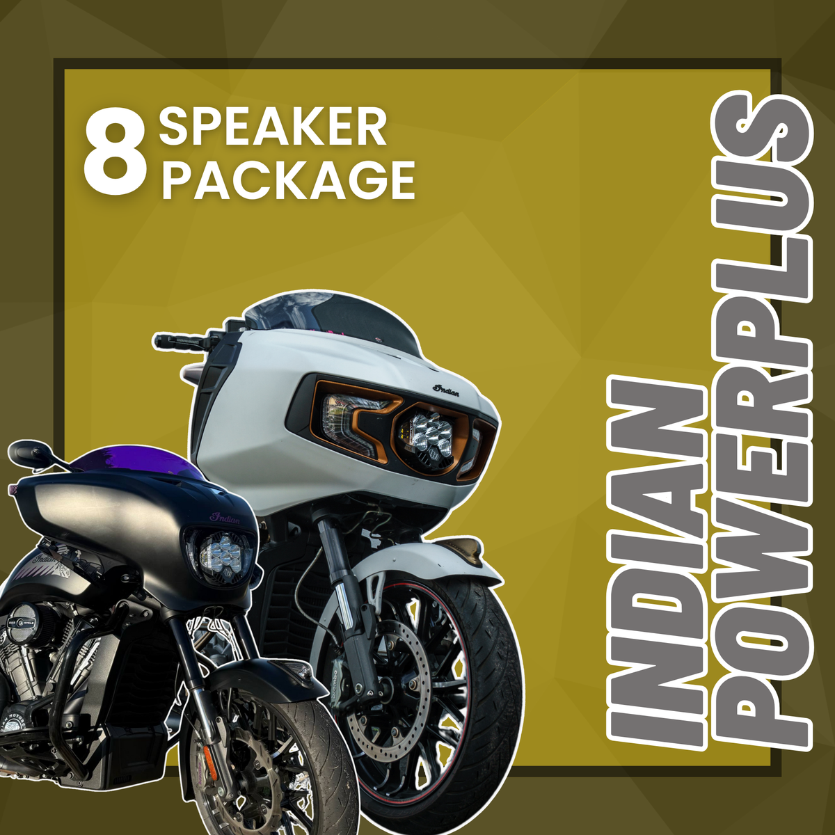 Indian Powerplus 8 Speaker Audio Package