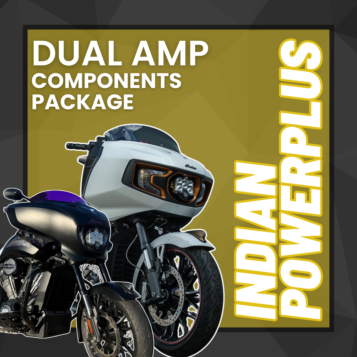 Indian Powerplus Dual Amp Components Package