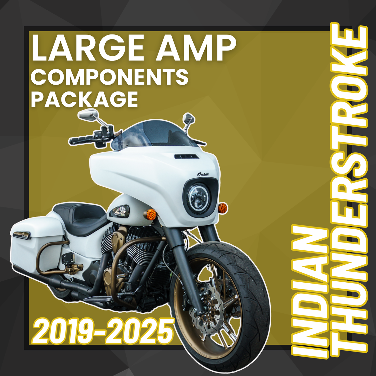 Indian Thunderstroke Platform (2019-2025) Large Amp Components Package