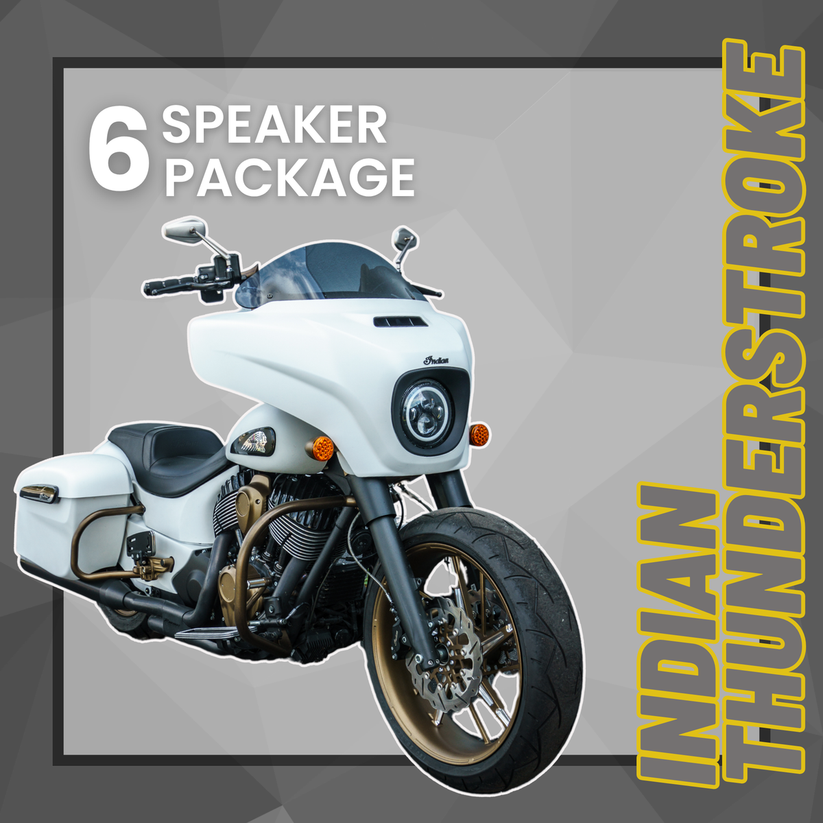Indian Thunderstroke Platform 6 Speaker Audio Package