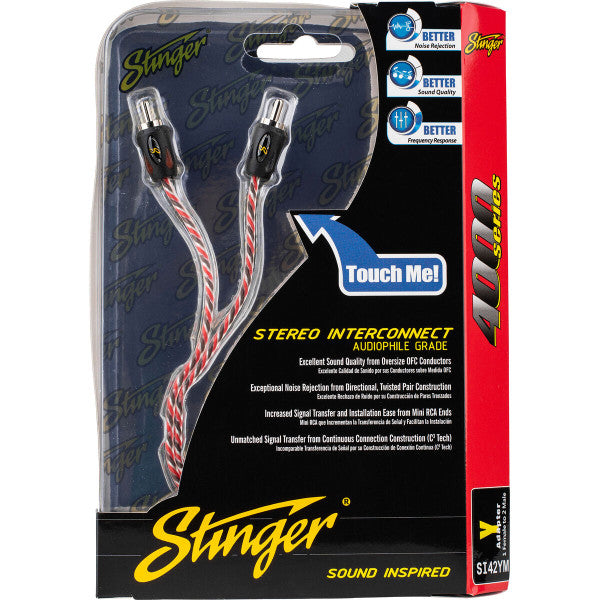 Stinger SI42YM Stereo Interconnect